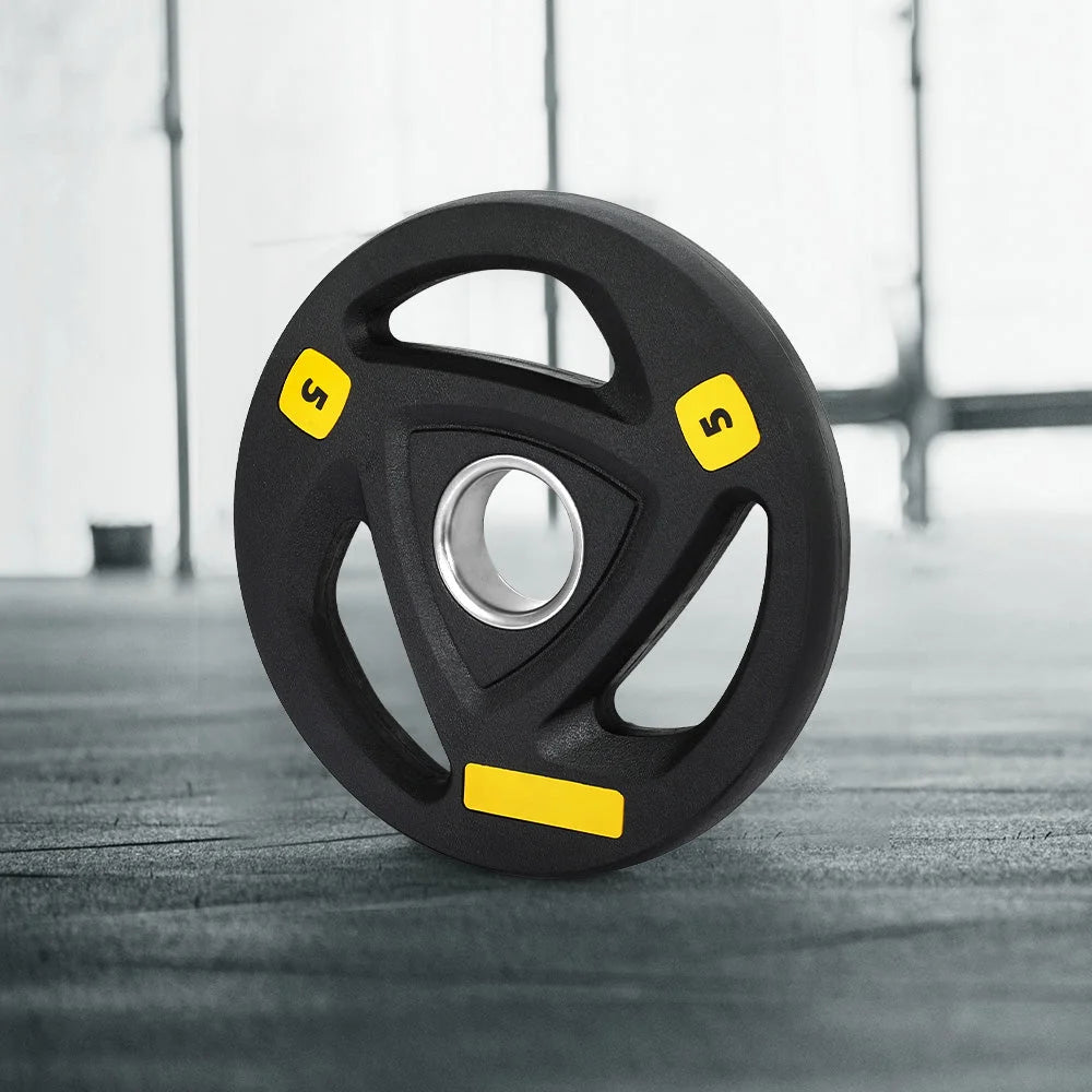 5kg everfit weight plates with boxed accessories and matching pieces