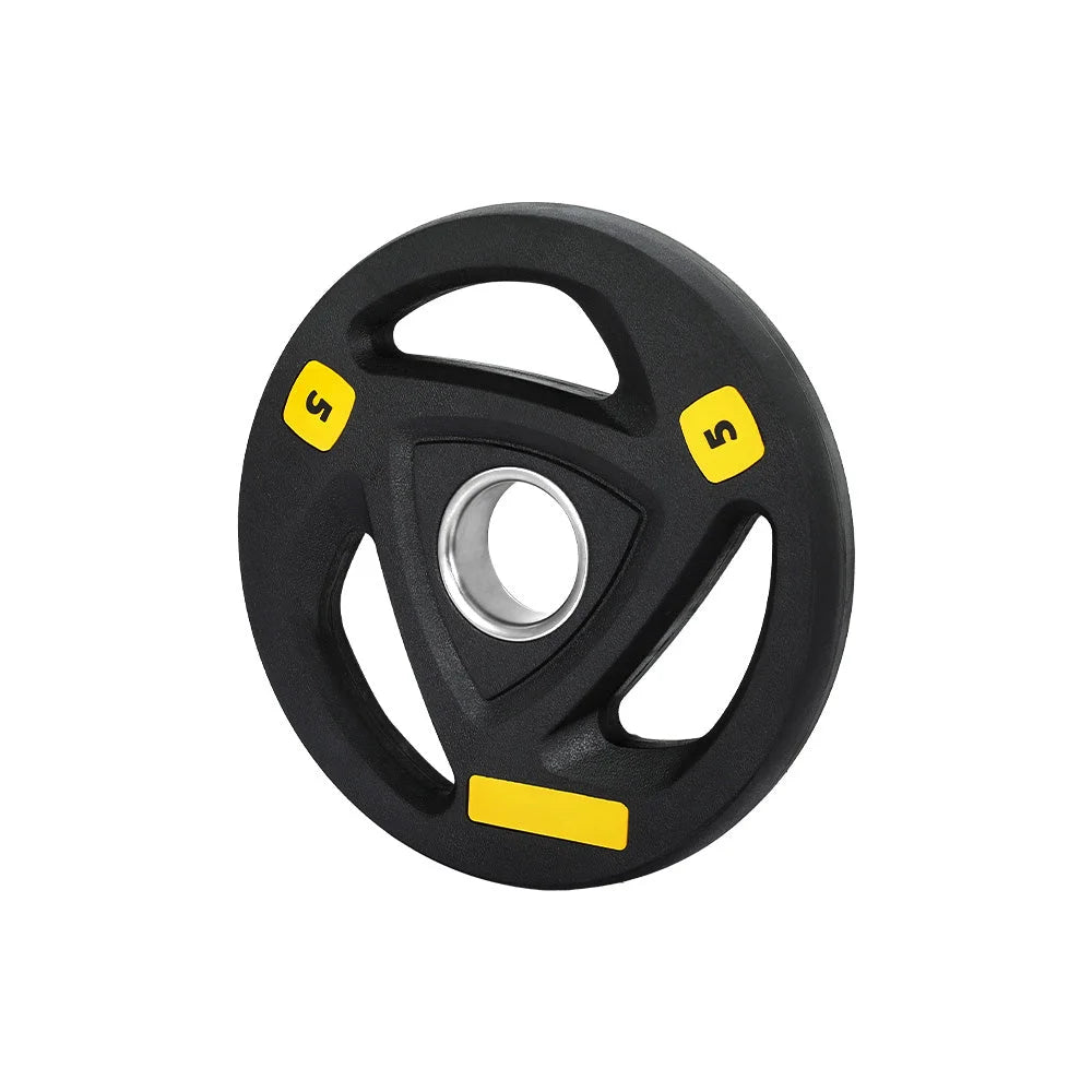 Everfit weight plates with compact layout and accessory details