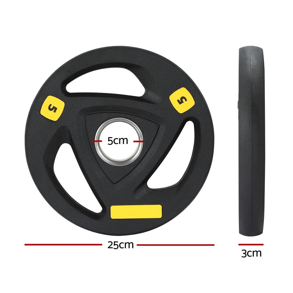 Everfit weight plates with material finish and practical fittings