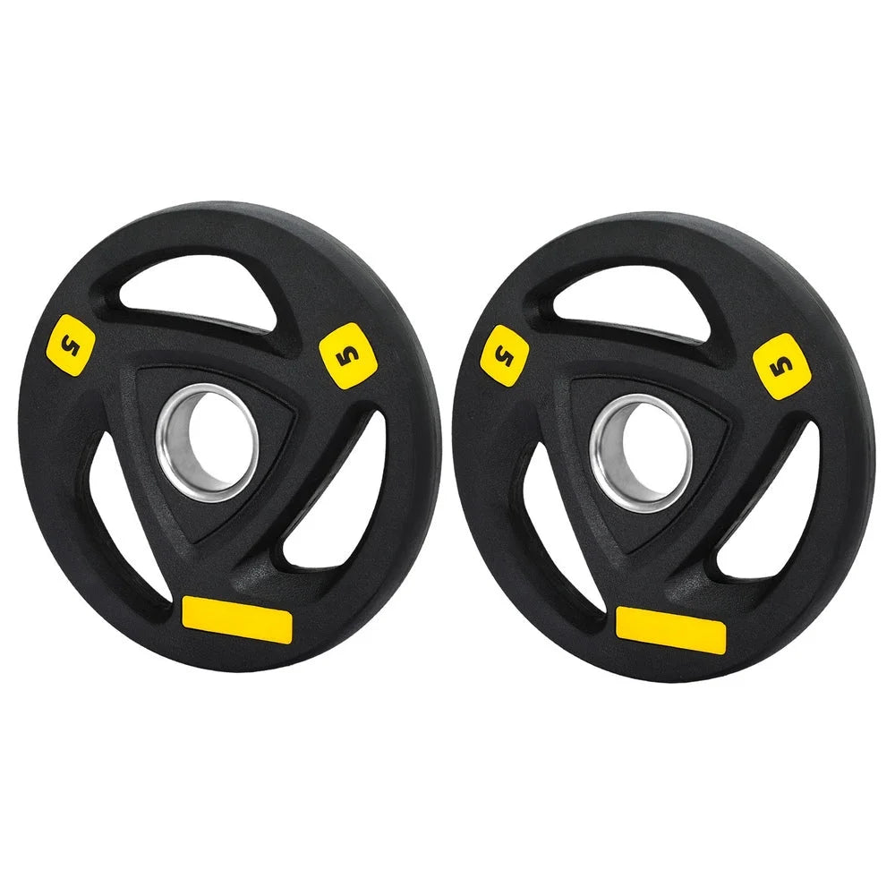 Weight Plates Olympic 5kgx2 Dumbbells with Barbells Plate Weight Lifting