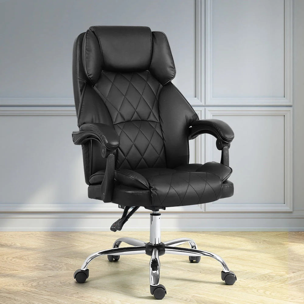 Executive Office Chair Leather Gaming Computer Desk