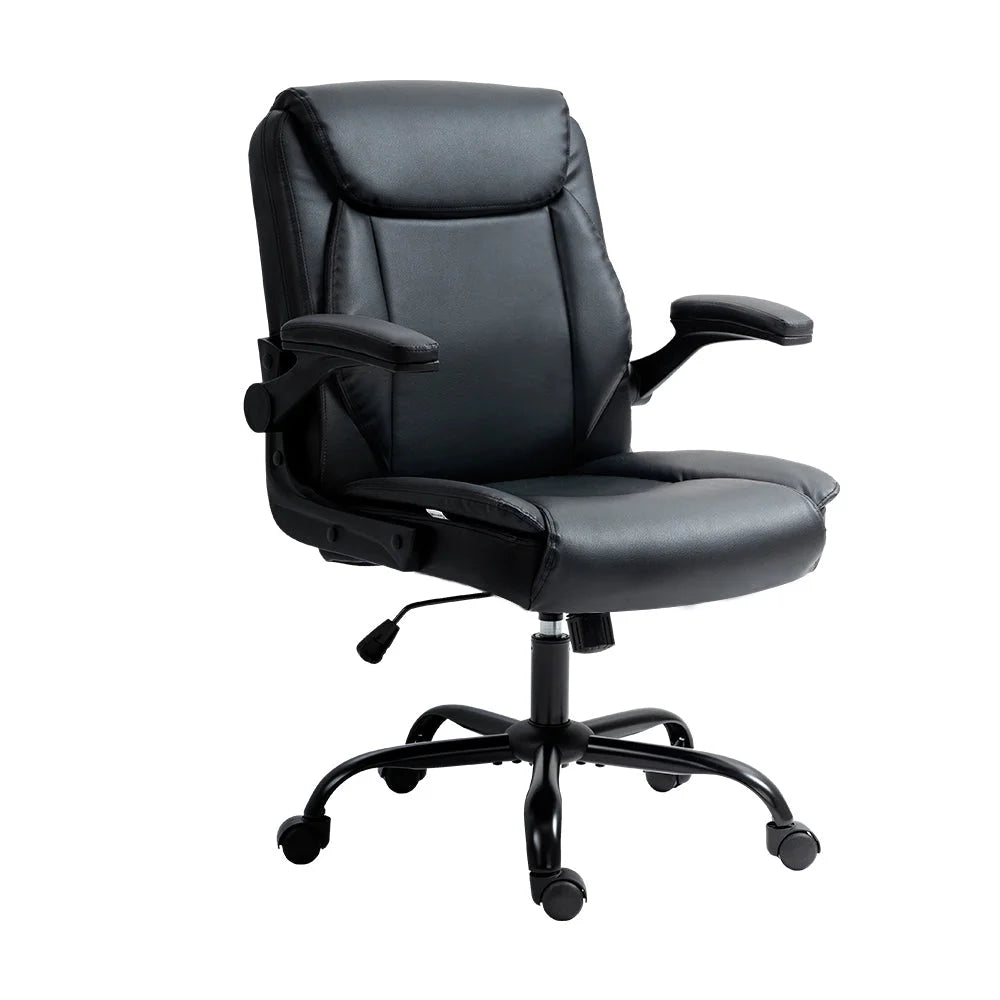 Executive Office Chair Mid Back - Black