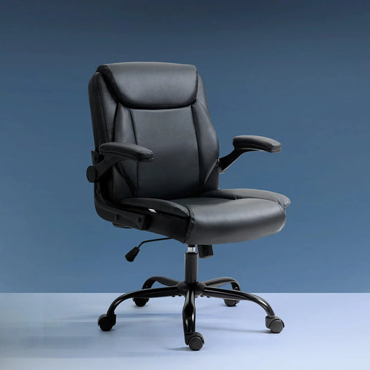Executive Office Chair Mid Back - Black