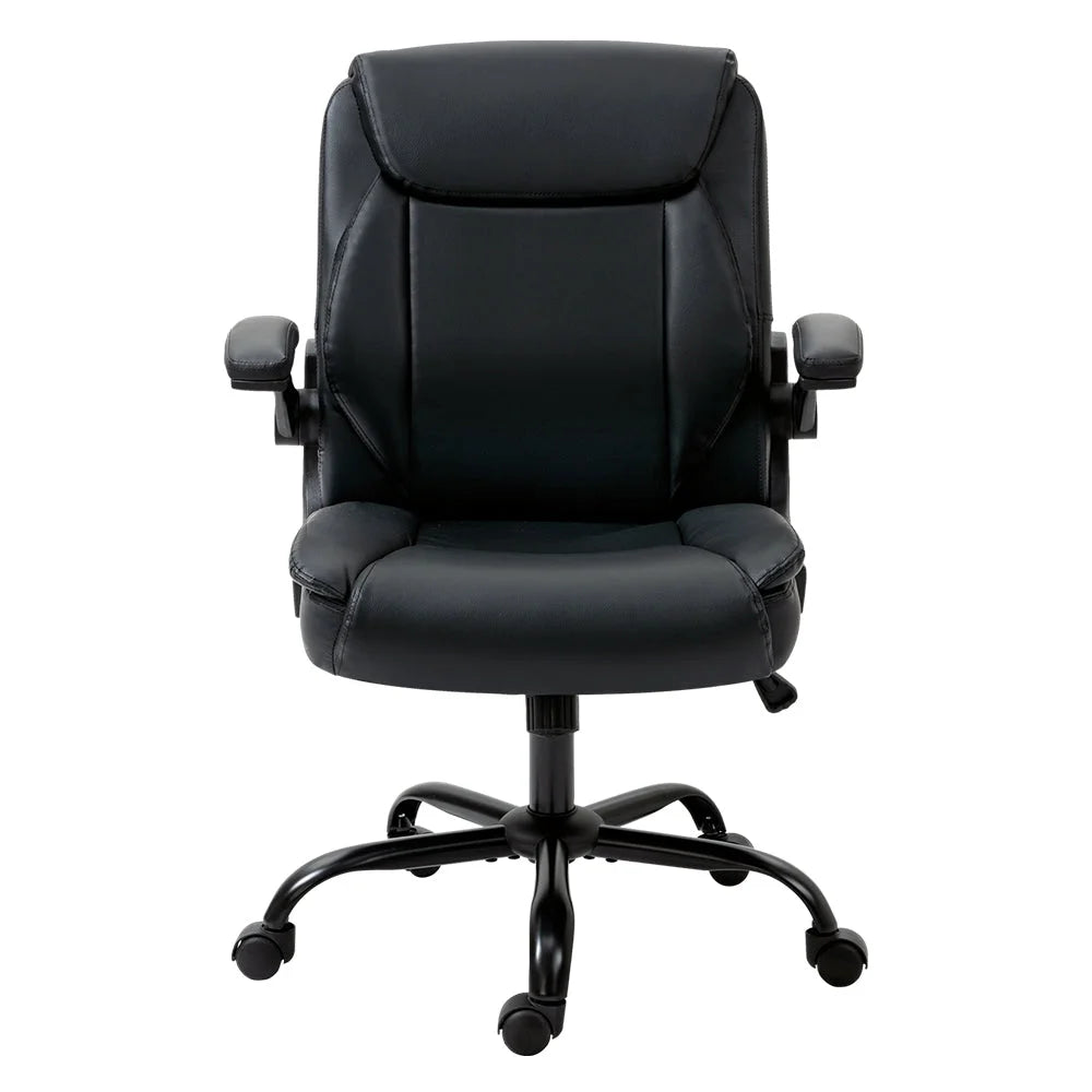 Executive Office Chair Mid Back - Black