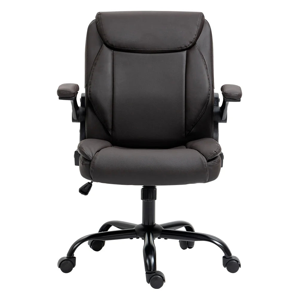Executive Office Chair Mid Back - Brown