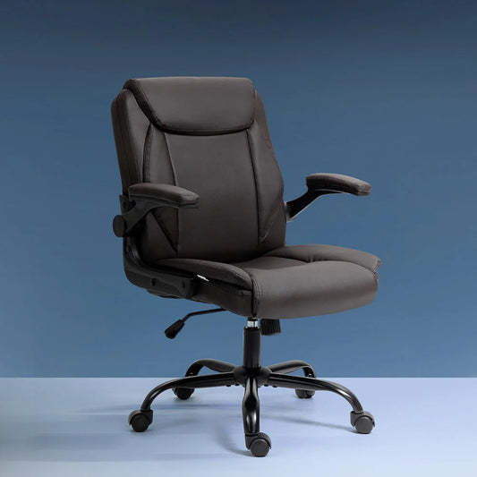 Executive Office Chair Mid Back - Brown