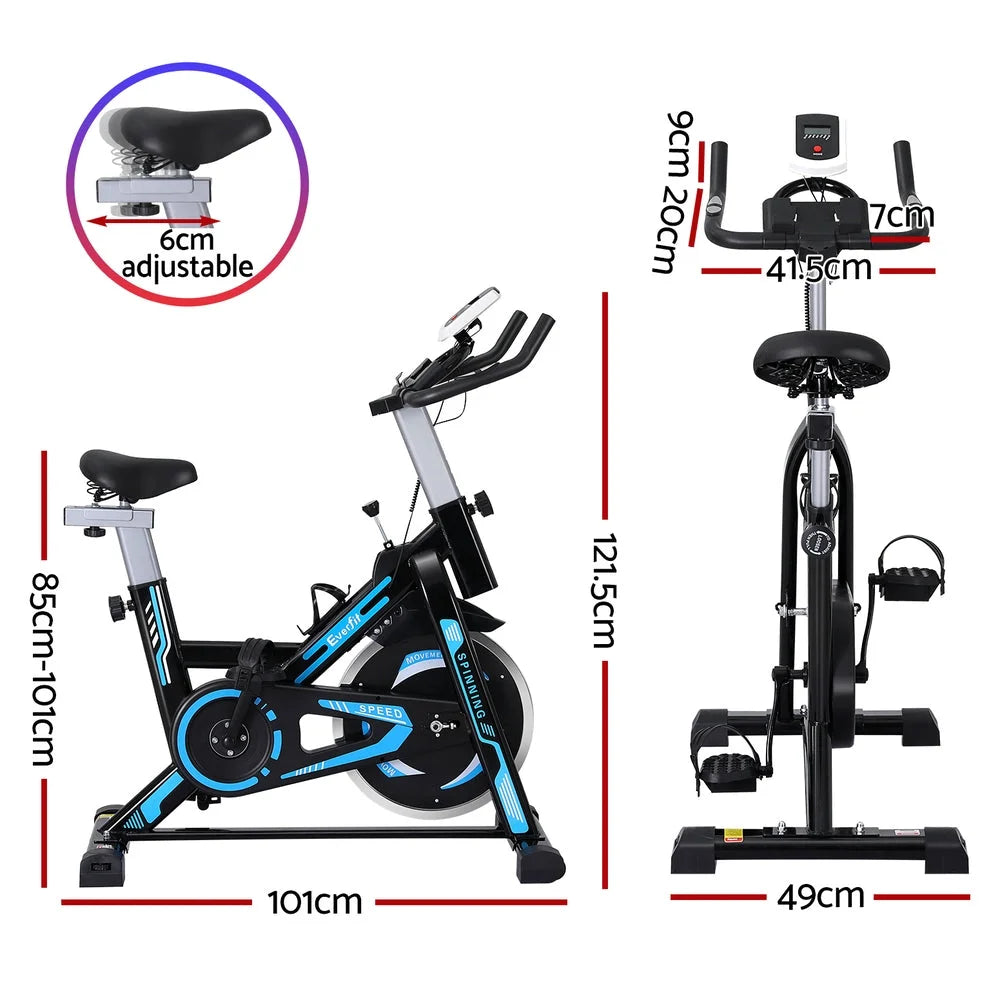 Exercise Bike Magnetic 13KG Flywheel Fitness 150kg Capacity
