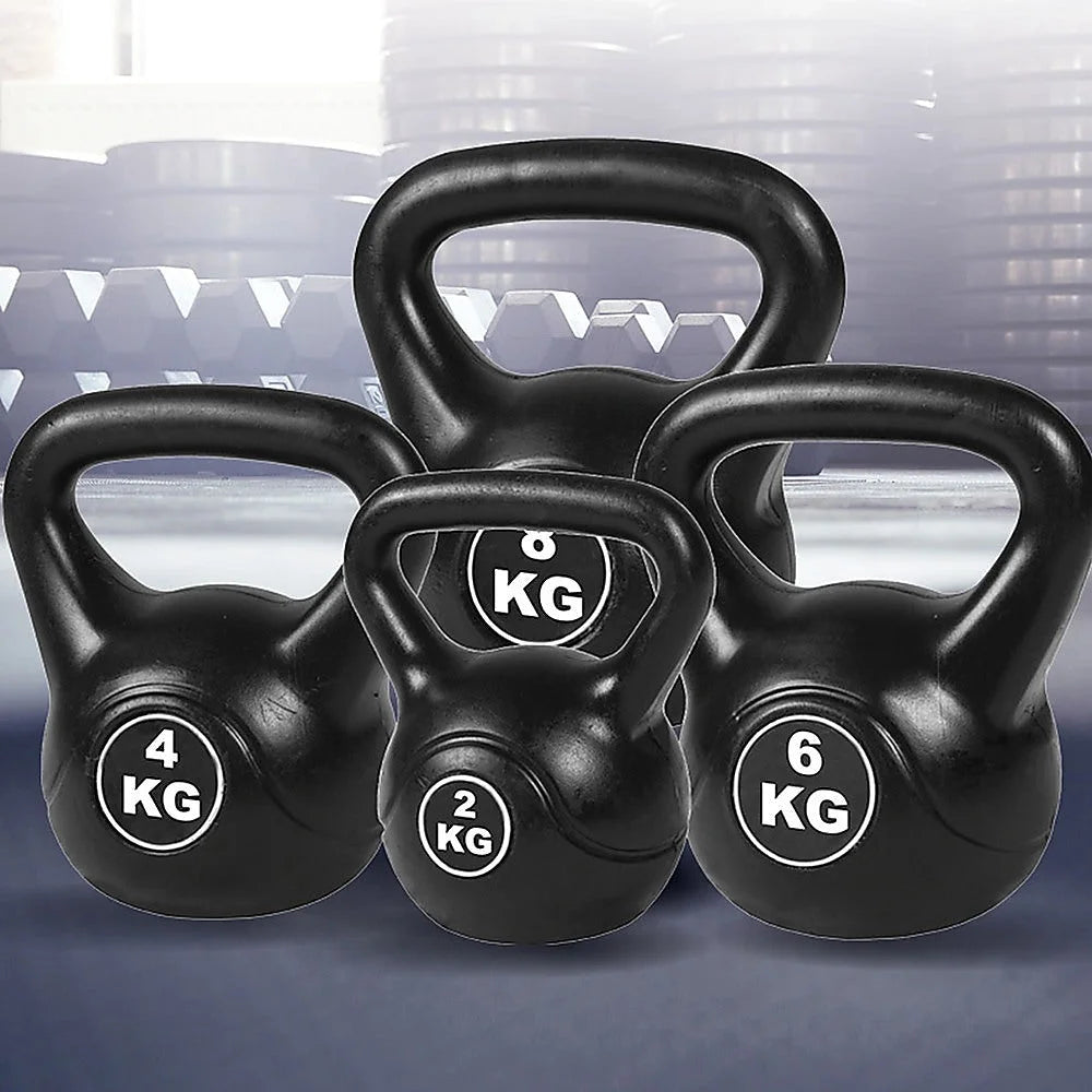 Exercise Kettlebell Weight Set 4pcs - 20KG - Fitness