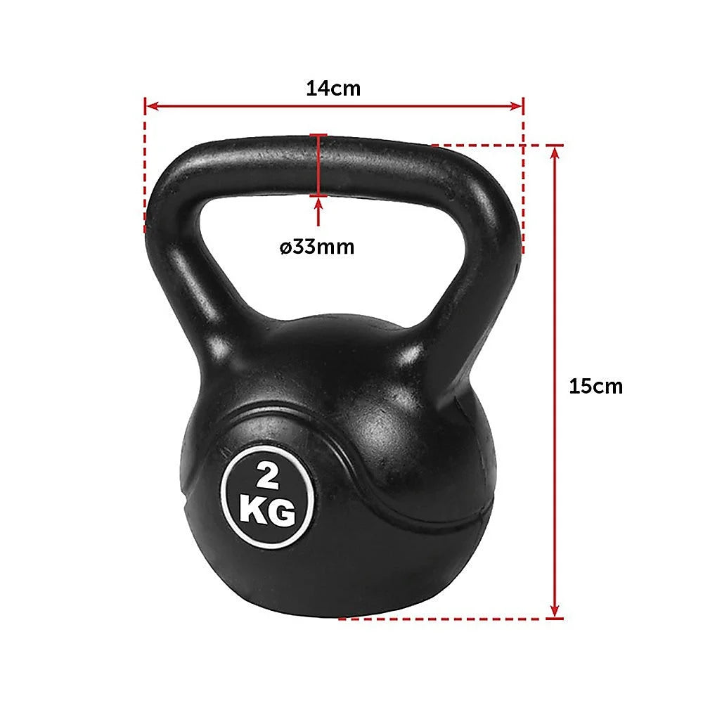 Exercise Kettlebell Weight Set 4pcs - 20KG - Fitness