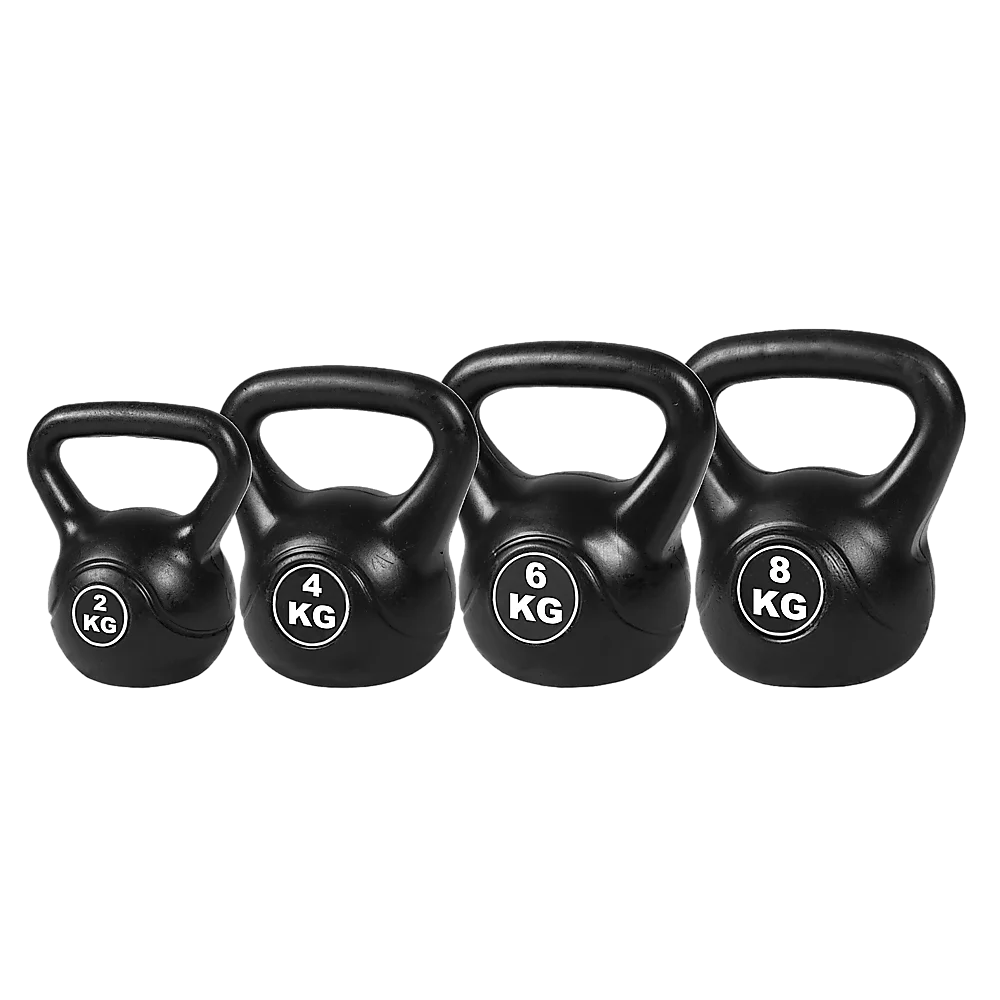 Exercise Kettlebell Weight Set 4pcs - 20KG - Fitness