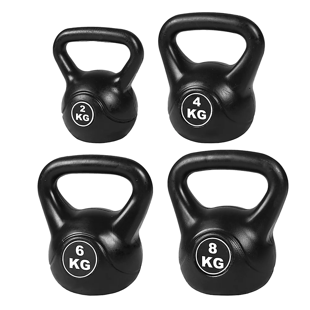 Exercise Kettlebell Weight Set 4pcs - 20KG - Fitness