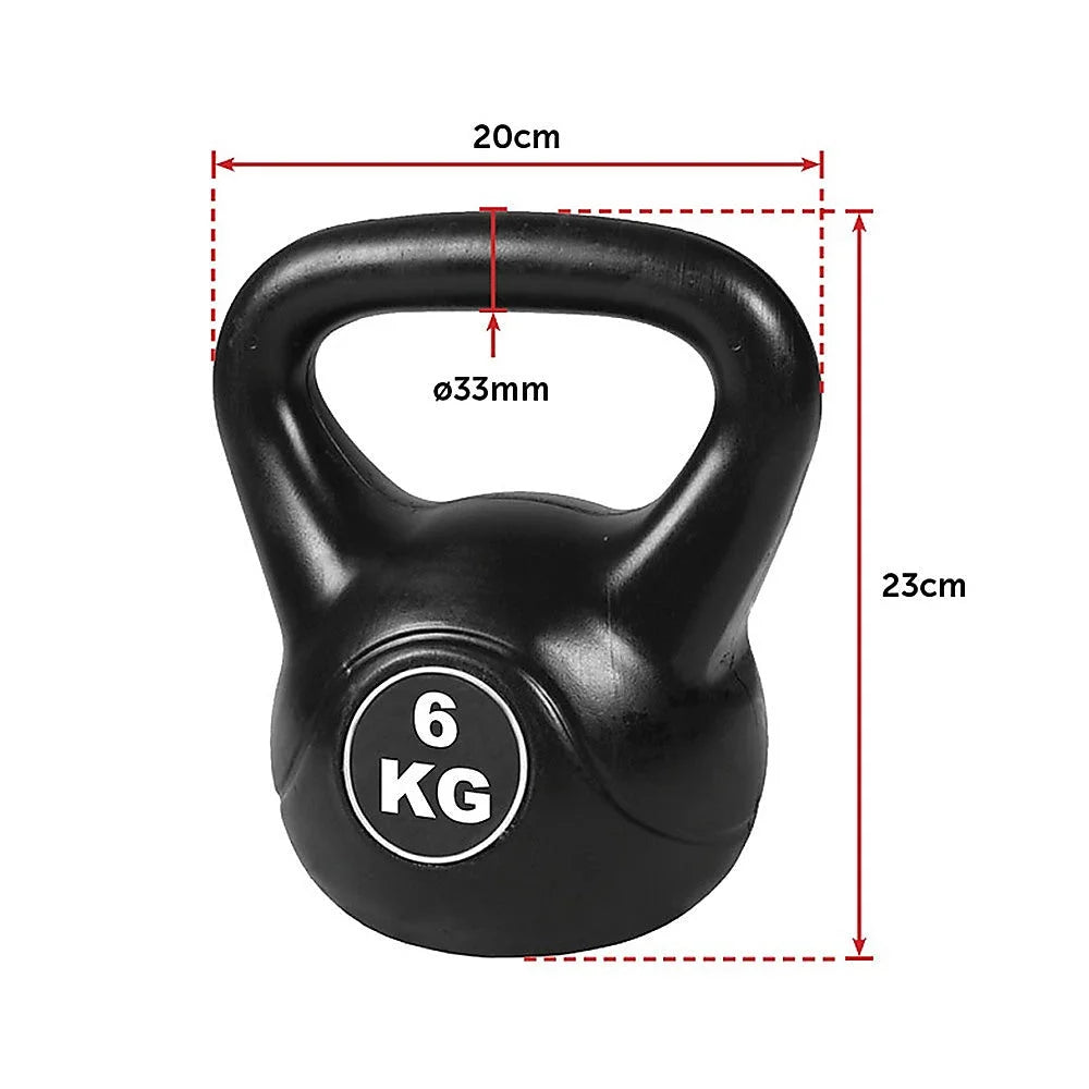 Exercise Kettlebell Weight Set 4pcs - 20KG - Fitness