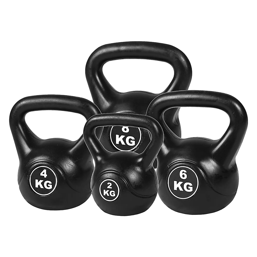 Exercise Kettlebell Weight Set 4pcs - 20KG - Fitness