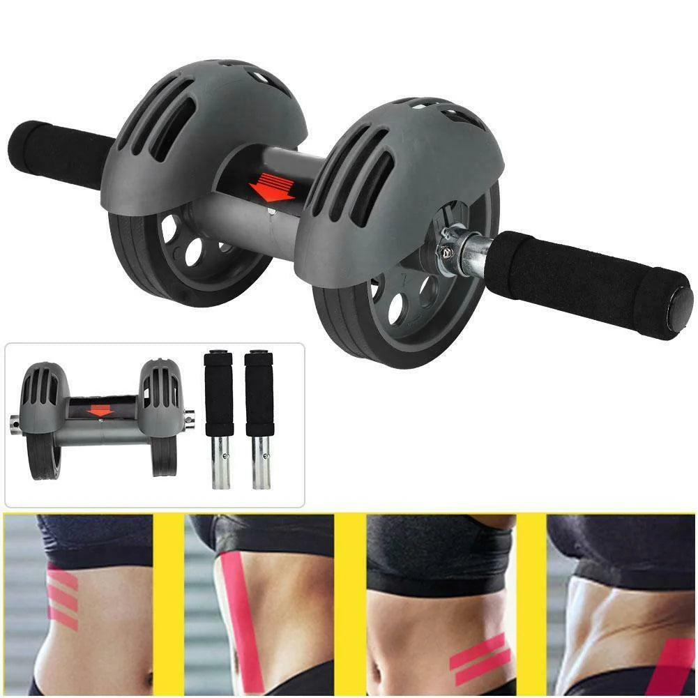 Exercise Wheel Double AB Roller Abs Abdominal Workout