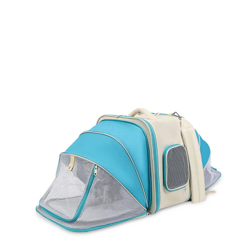 Expandable Pet Carrier Backpack for Cats & Small Dogs