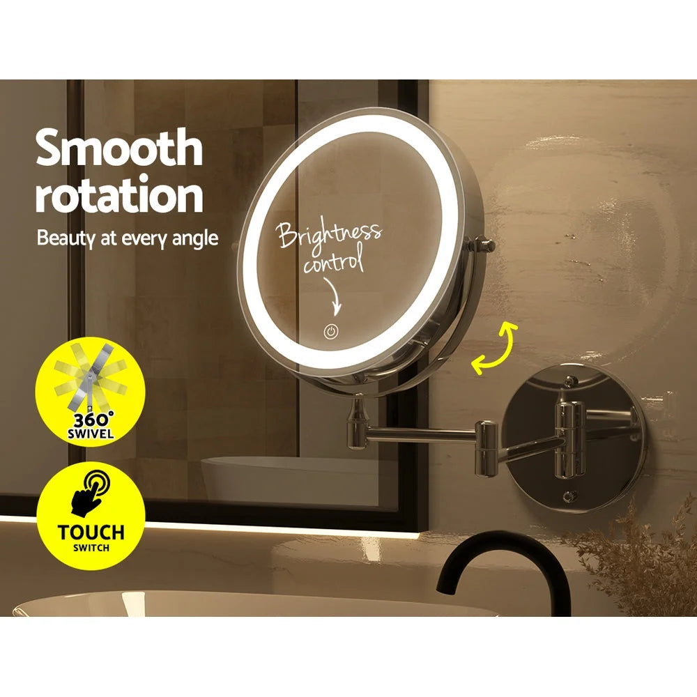 Extendable Makeup Mirror 10X Magnifying Double-Sided