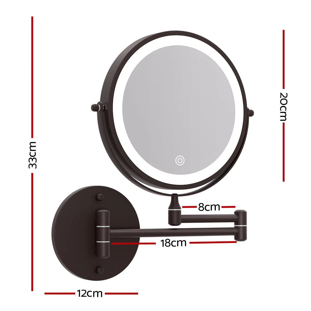 Extendable Makeup Mirror 10X Magnifying Double-Sided