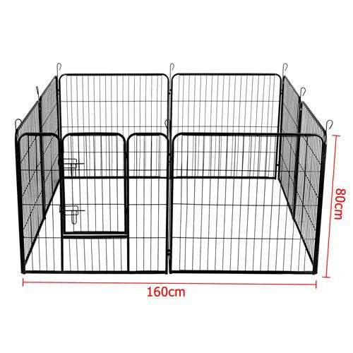 Extra Heavy Duty 8 Panel Pet Playpen Dog Cage Puppy