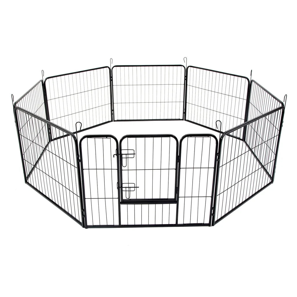 Extra Heavy Duty 8 Panel Pet Playpen Dog Cage Puppy