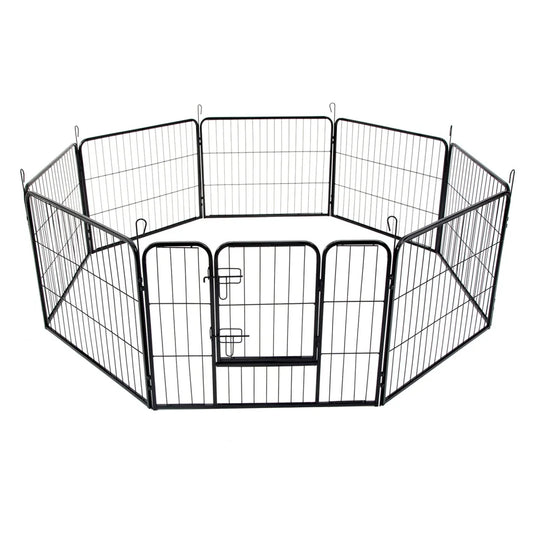Extra Heavy Duty 8 Panel Pet Playpen Dog Cage Puppy