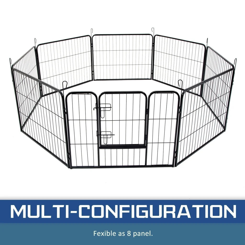 Extra Heavy Duty 8 Panel Pet Playpen Dog Cage Puppy