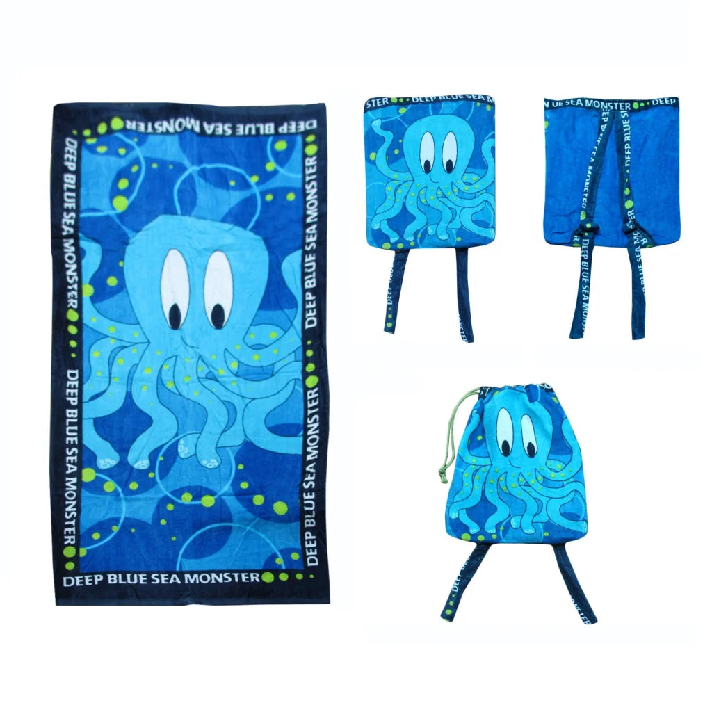 Extra Large Beach Towel & Bag Octopus - Artex - Home &