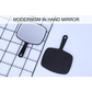 Extra Large Black Handheld Mirror with Handle (31,5 x 23