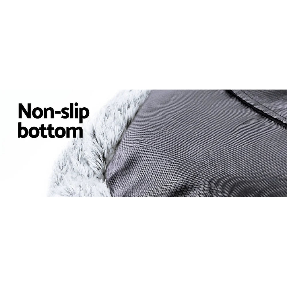 Extra large dog with side supports and structural rails