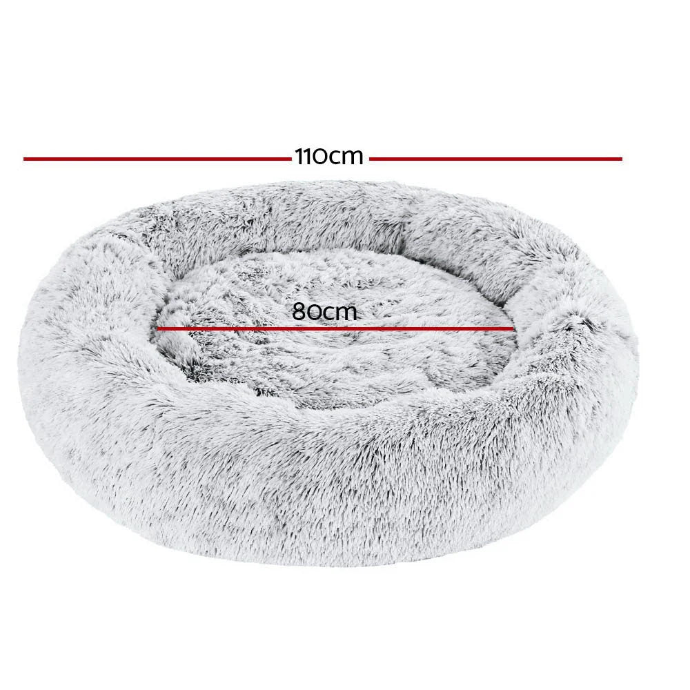 Charcoal 110cm extra large dog with bed pet cat