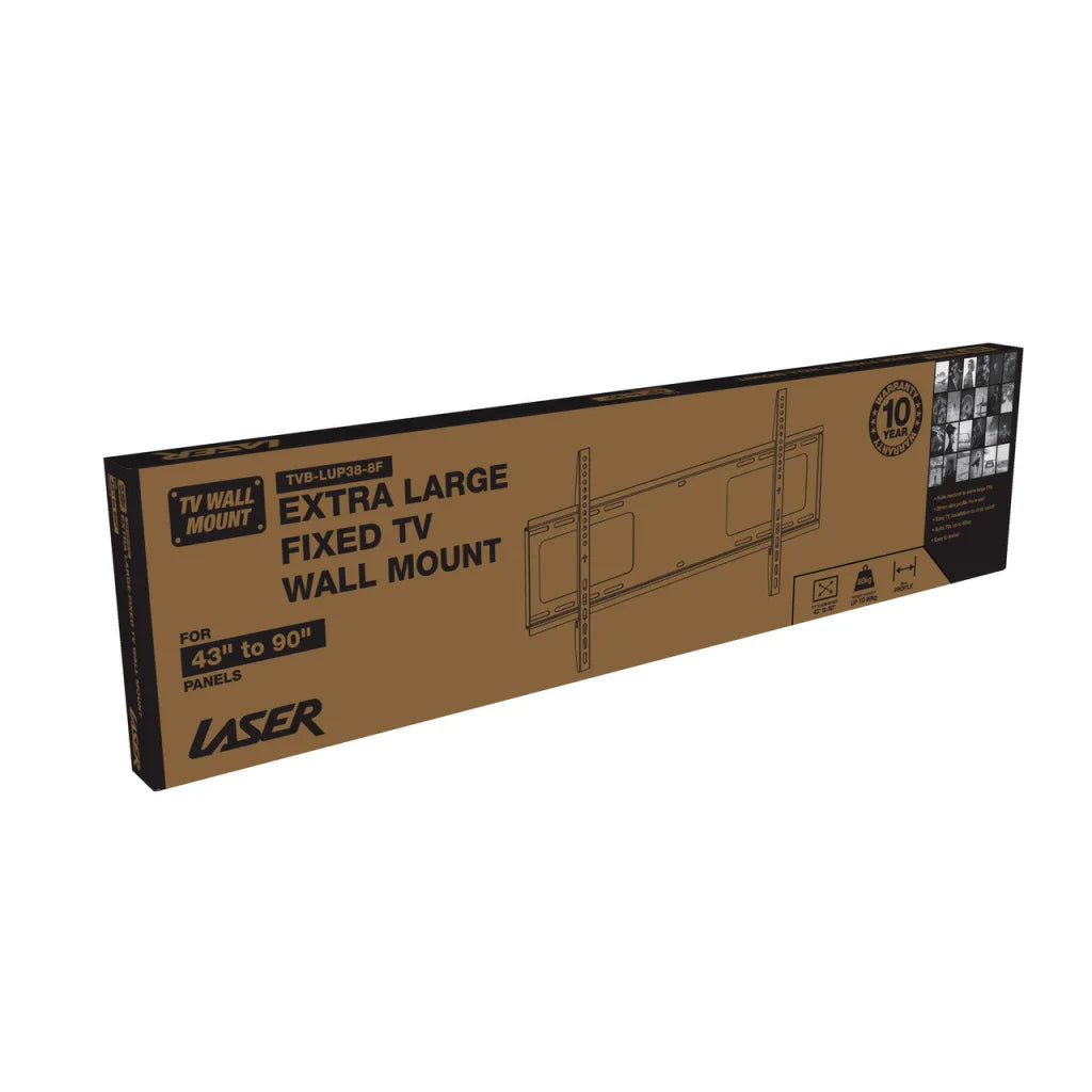 Extra Large Fixed TV Wall Mount 43 inches - 90 inches