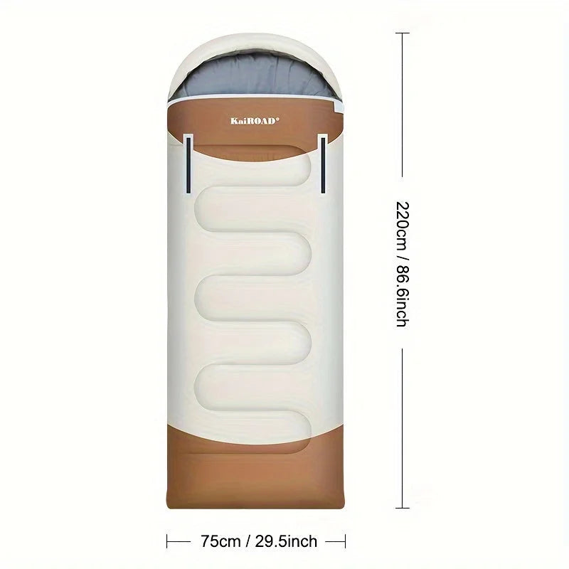 Extra Wide Mummy Sleeping Bag 3 season warm cold