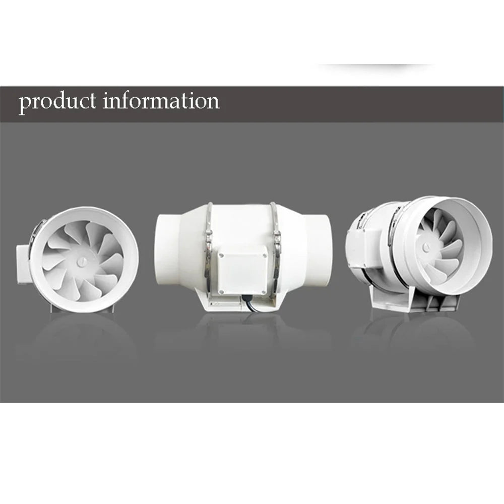Extractor Fan 8-Inch Duct Hydroponic Inline Exhaust Vent