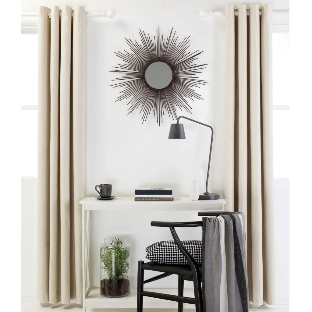 Eyelet Curtains Designers Choice Pair Cotton Coated Natural