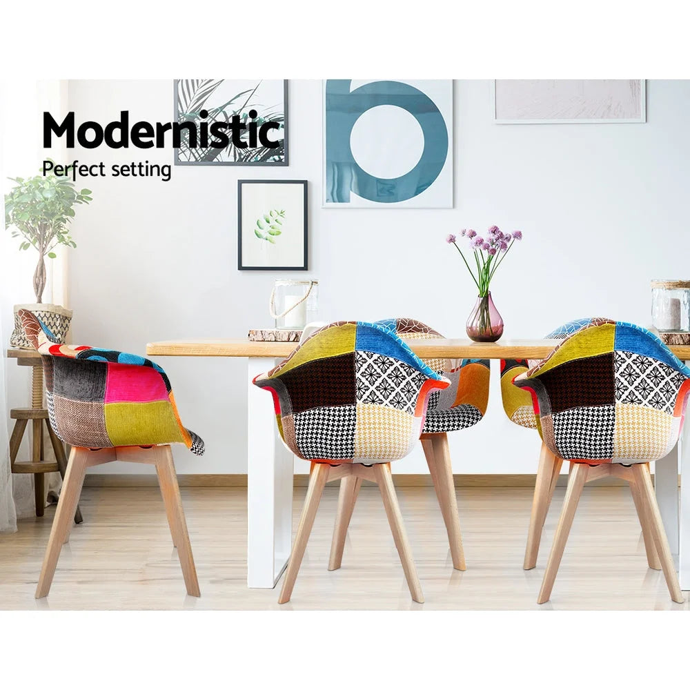 Fabric Dining Chairs (Set of 2) - Bar Stools & Chairs
