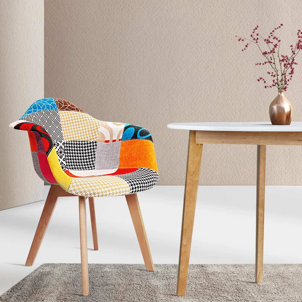 Fabric Dining Chairs (Set of 2) - Bar Stools & Chairs