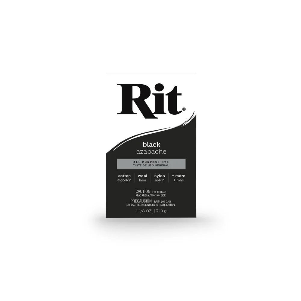 Fabric Dye Powder Rit 31.9g Black All Purpose Clothes Cloth