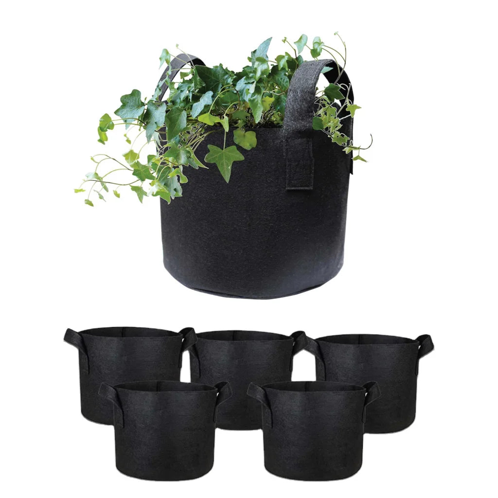 Fabric Flower Pots 6 Pack 10 Gallon 38L Garden Planter Bags