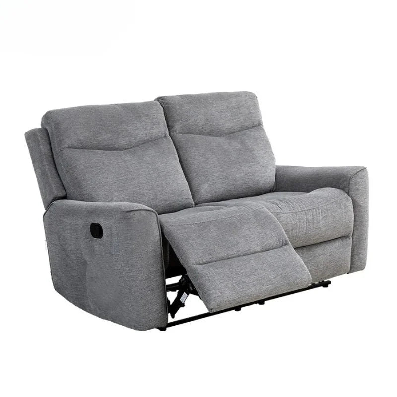Fabric Motion Recliner Sofa Set Cosmic Light Gray Manual 3