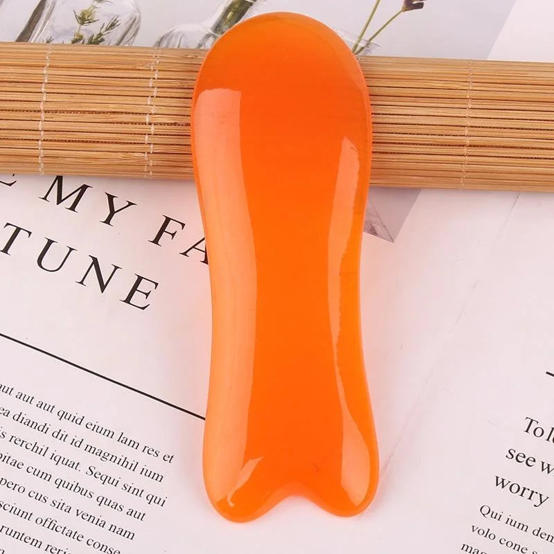 Facial Massage Scraping Tool Resin Tendon Stick For Beauty