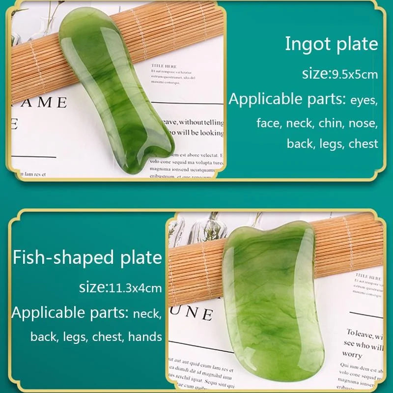 Facial Massage Scraping Tool Resin Tendon Stick For Beauty
