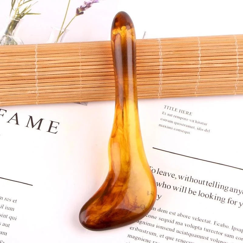 Facial Massage Stick For Relaxation And Acupuncture Amber