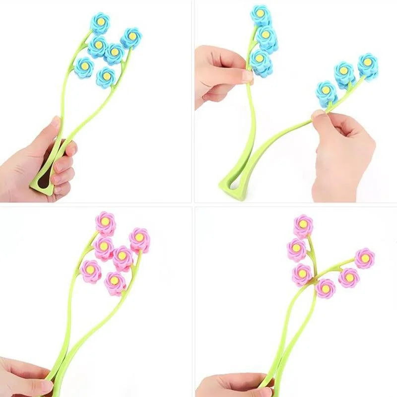 Facial Roller Massager For Double Chin Beauty Tool - Blue
