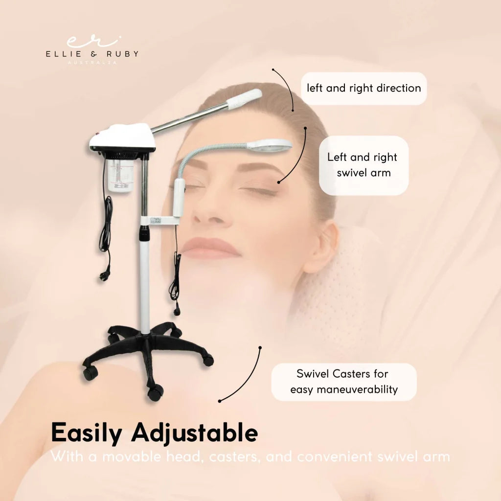 Facial Steamer and Magnifying Lamp 2in1 Beauty Machine Face