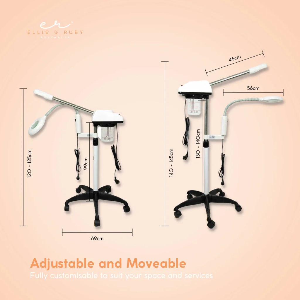 Facial Steamer and Magnifying Lamp 2in1 Beauty Machine Face