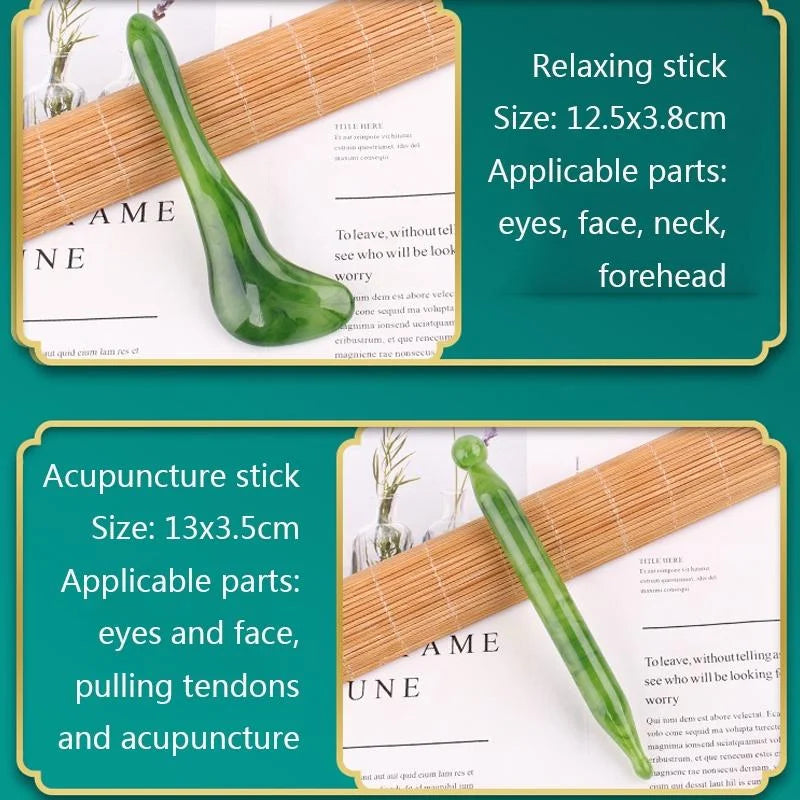 Facial Tendon Stick For Massage And Acupuncture Resin