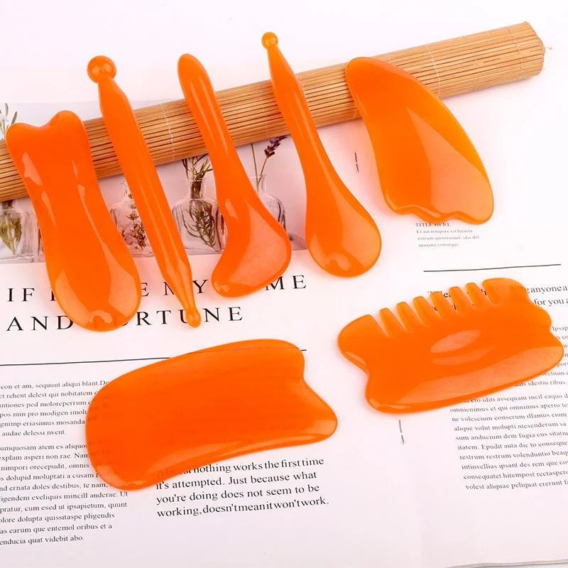 Facial Tendon Stick Resin Scraping Sheet For Massage