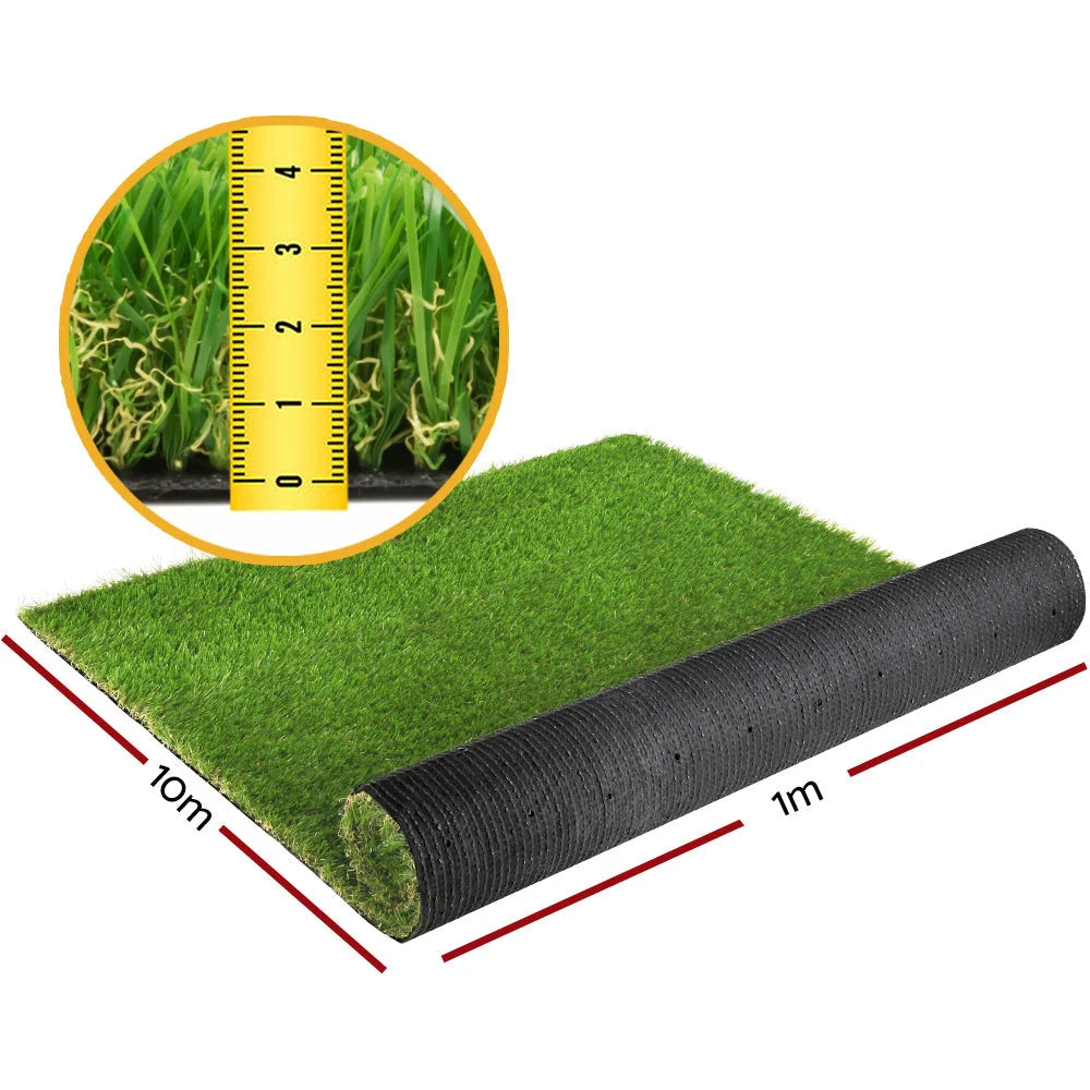 Fake Grass Synthetic Lawn 2m x 5m Turf Plastic Plant 40mm
