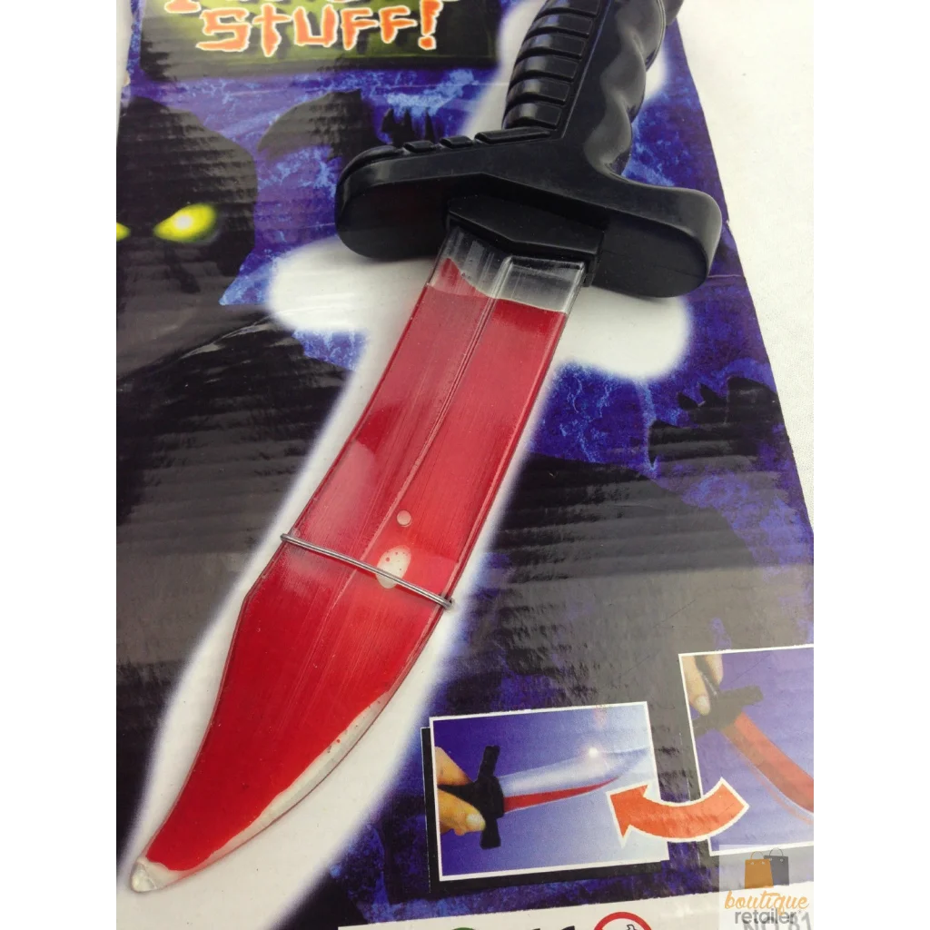 Fake Plastic BLOOD KNIFE Costume Party Vampire Joke