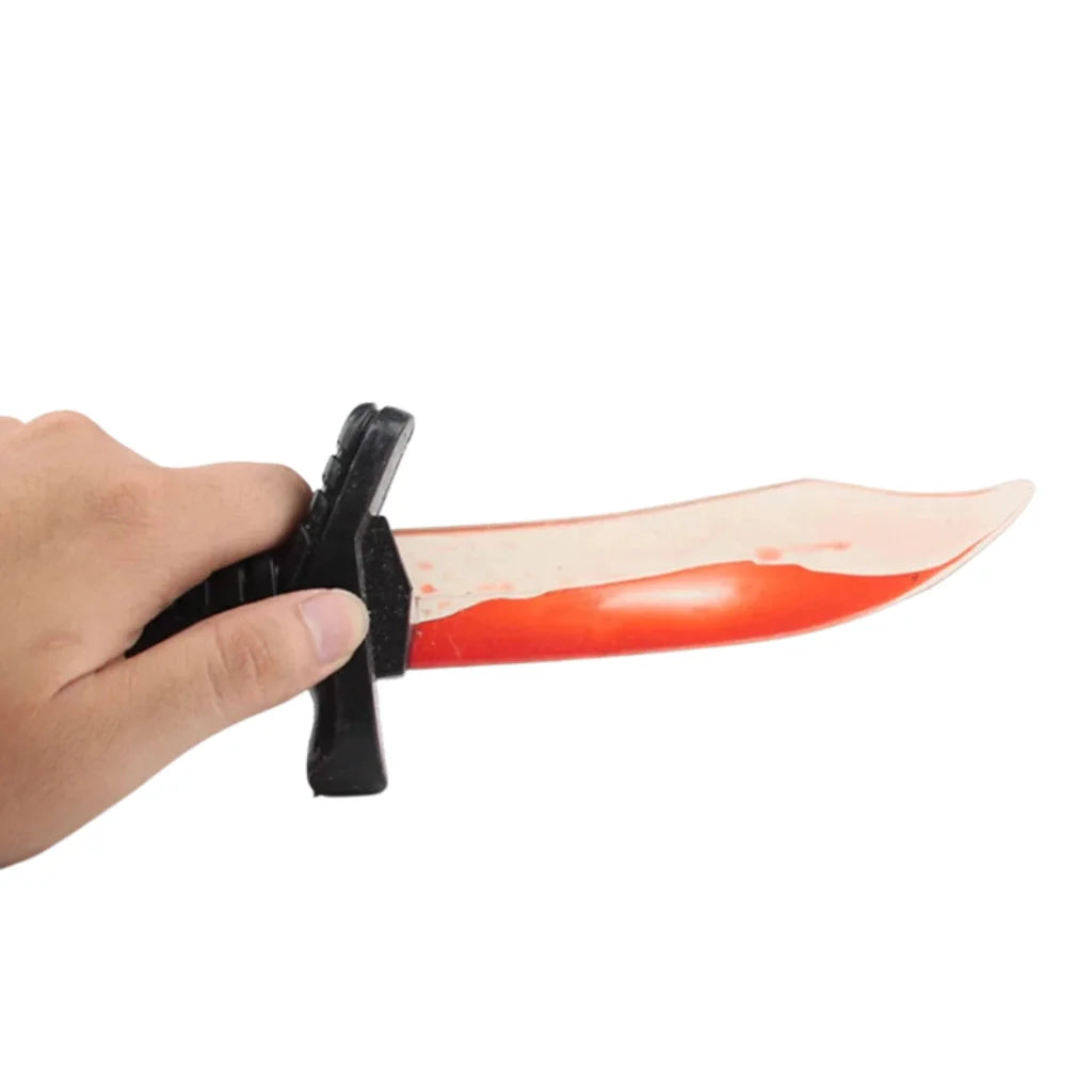 Fake Plastic BLOOD KNIFE Costume Party Vampire Joke