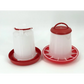 Farm Poultry Bird Chicken Water Drinker 3L & 3kg Food Grain